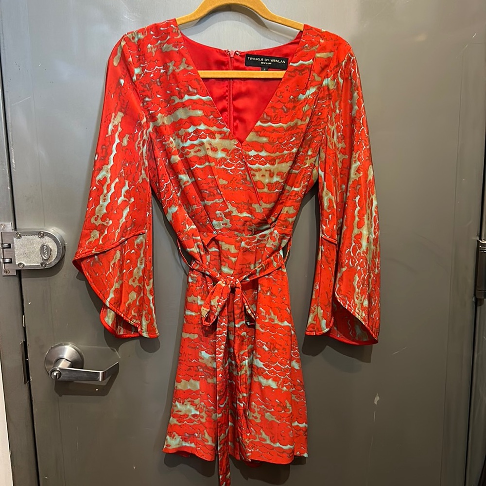 Twinkle by Wenlan silk print dress 6